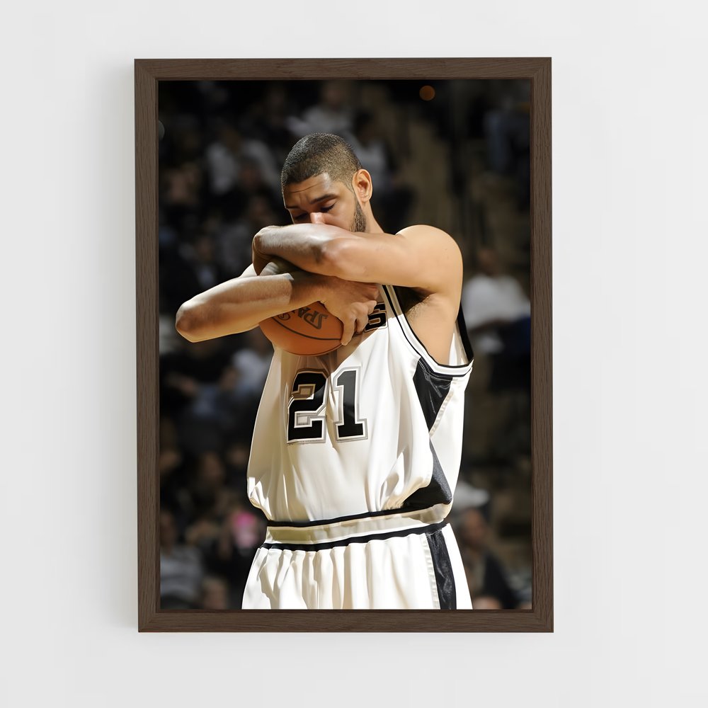 Poster Tim duncan – affiche Basketball (vue 5)